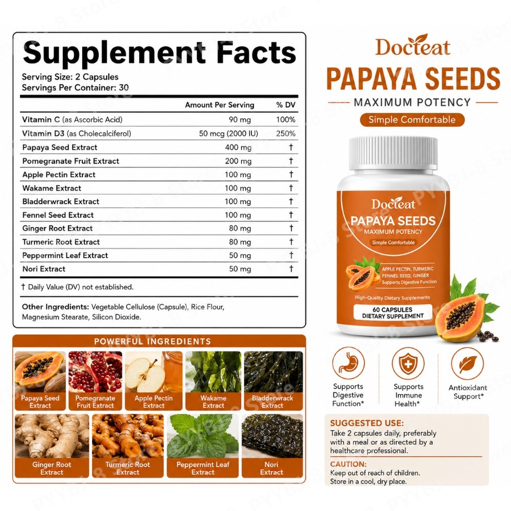 كبسولات بذور البابايا مع خلاصة - مراجعة Licorice Root Extract وسعره