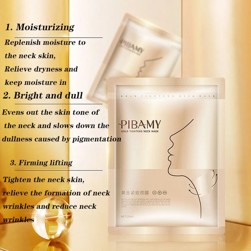 الذهب ثبات الرقبة قناع ترطيب ا - مراجعة Skincare Omg وسعره